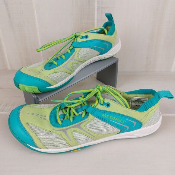 Merrell Women’s US Size 7 Dash Glove Calypso Barefoot Running Shoes Green - Picture 1 of 7